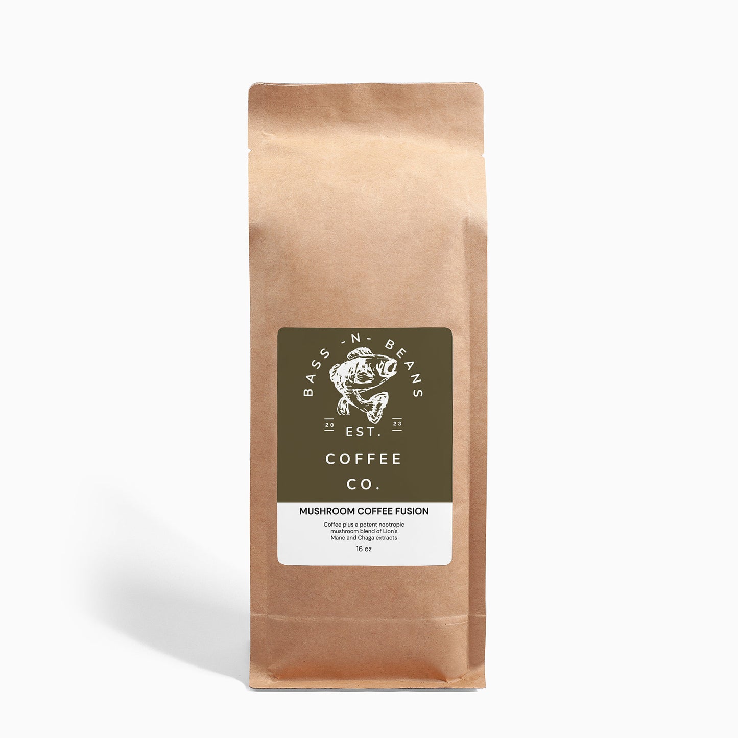 Mushroom Coffee Fusion - Lion’s Mane & Chaga 16oz