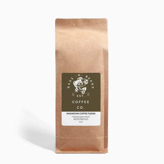 Mushroom Coffee Fusion - Lion’s Mane & Chaga 16oz