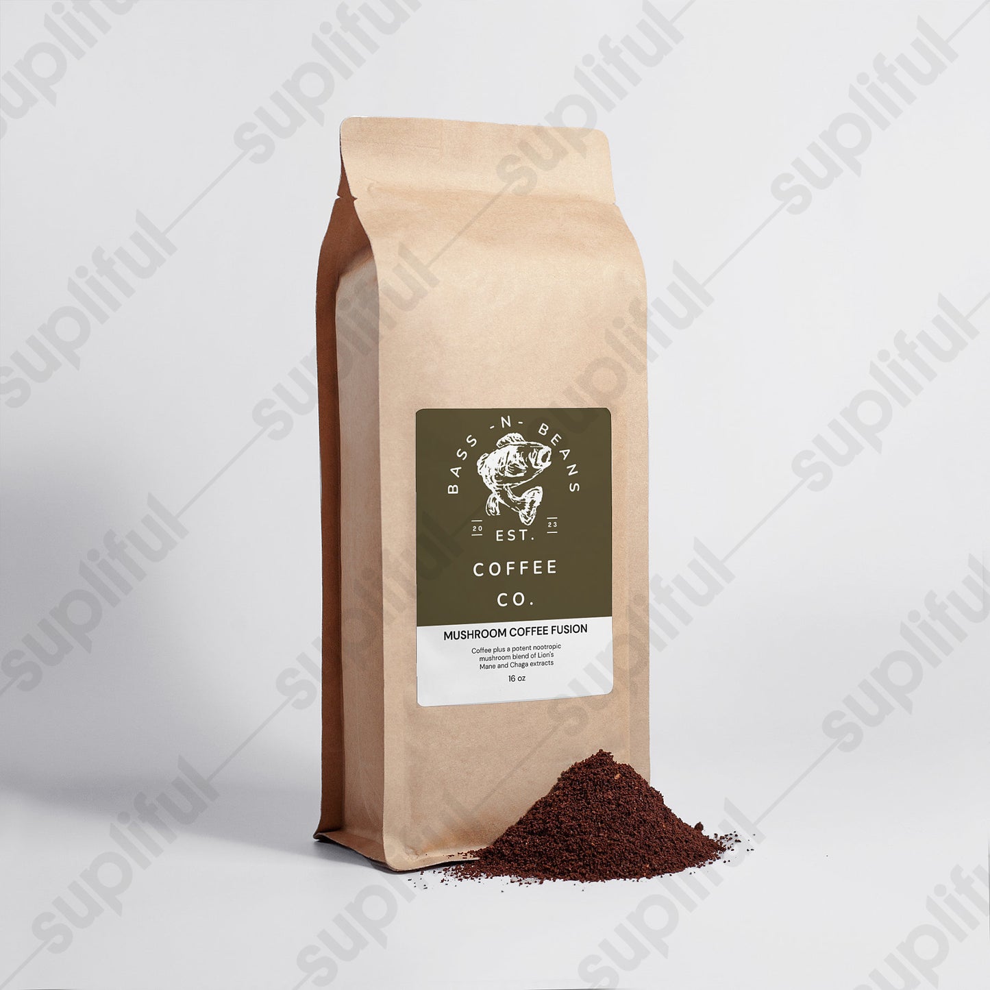 Mushroom Coffee Fusion - Lion’s Mane & Chaga 16oz