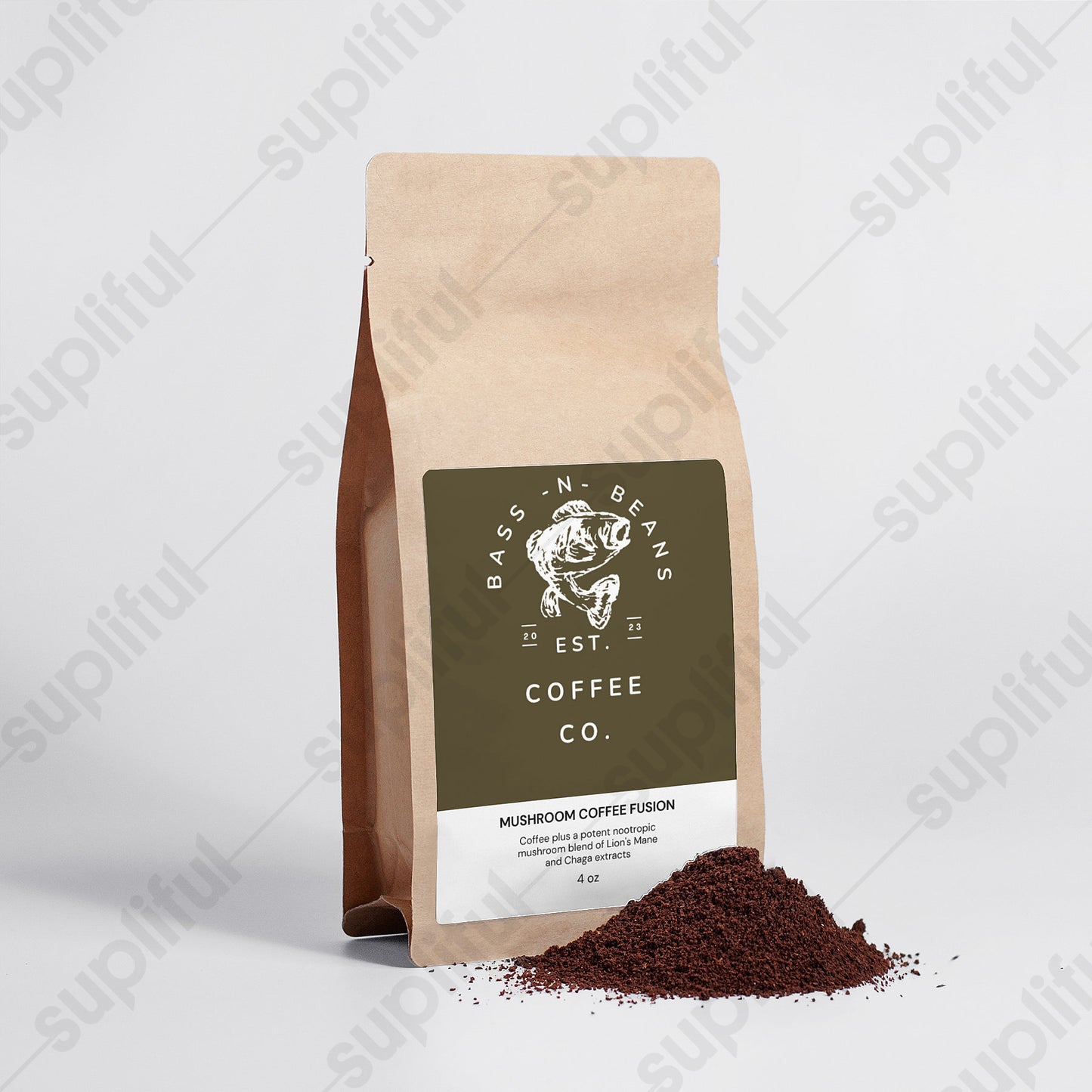 Mushroom Coffee Fusion - Lion’s Mane & Chaga 4oz